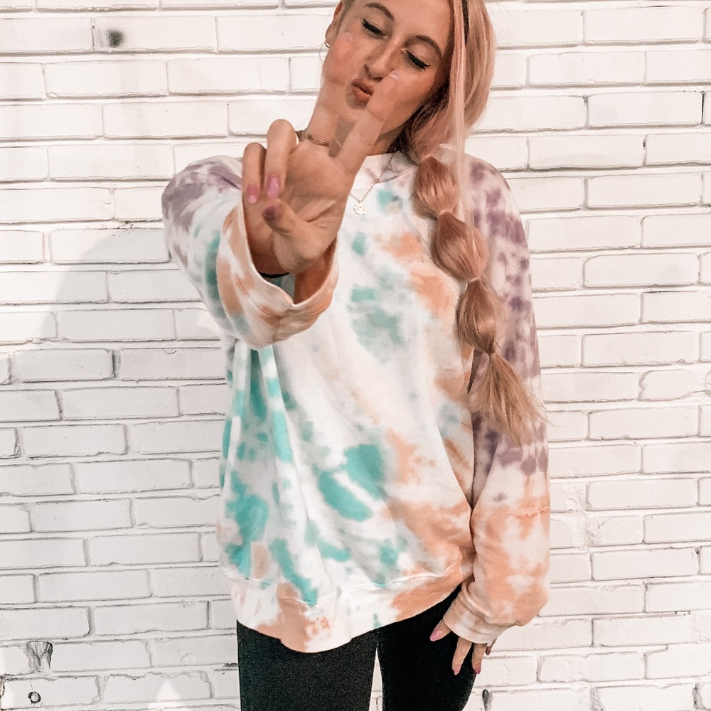 Sunset Sky Tie Dye Sweatshirt